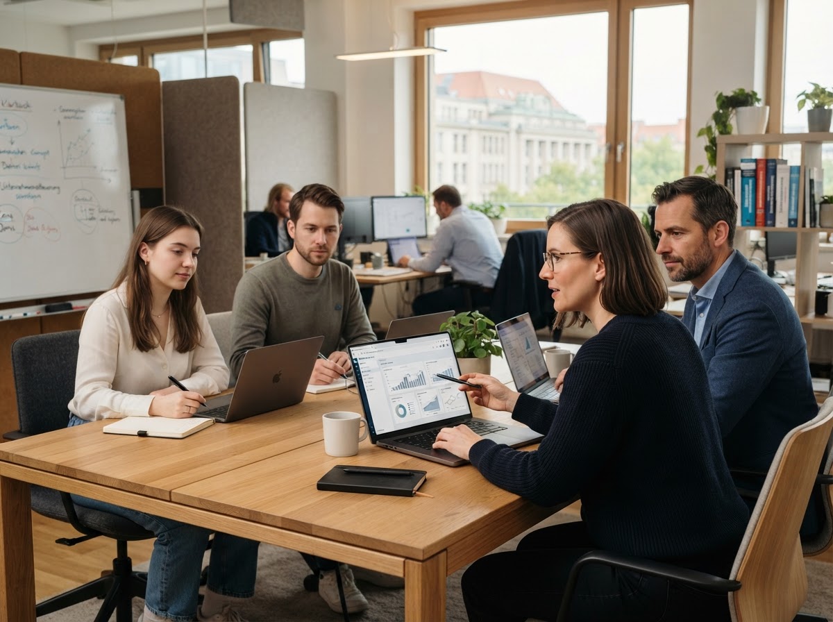 Klarbuch Insights Team- und Produktübersicht zur Plattformarbeit